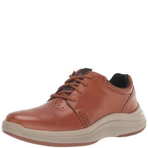 Stacy Adams Lennox Plain Toe Lace-Up Sneaker Cognac Smooth 11 M